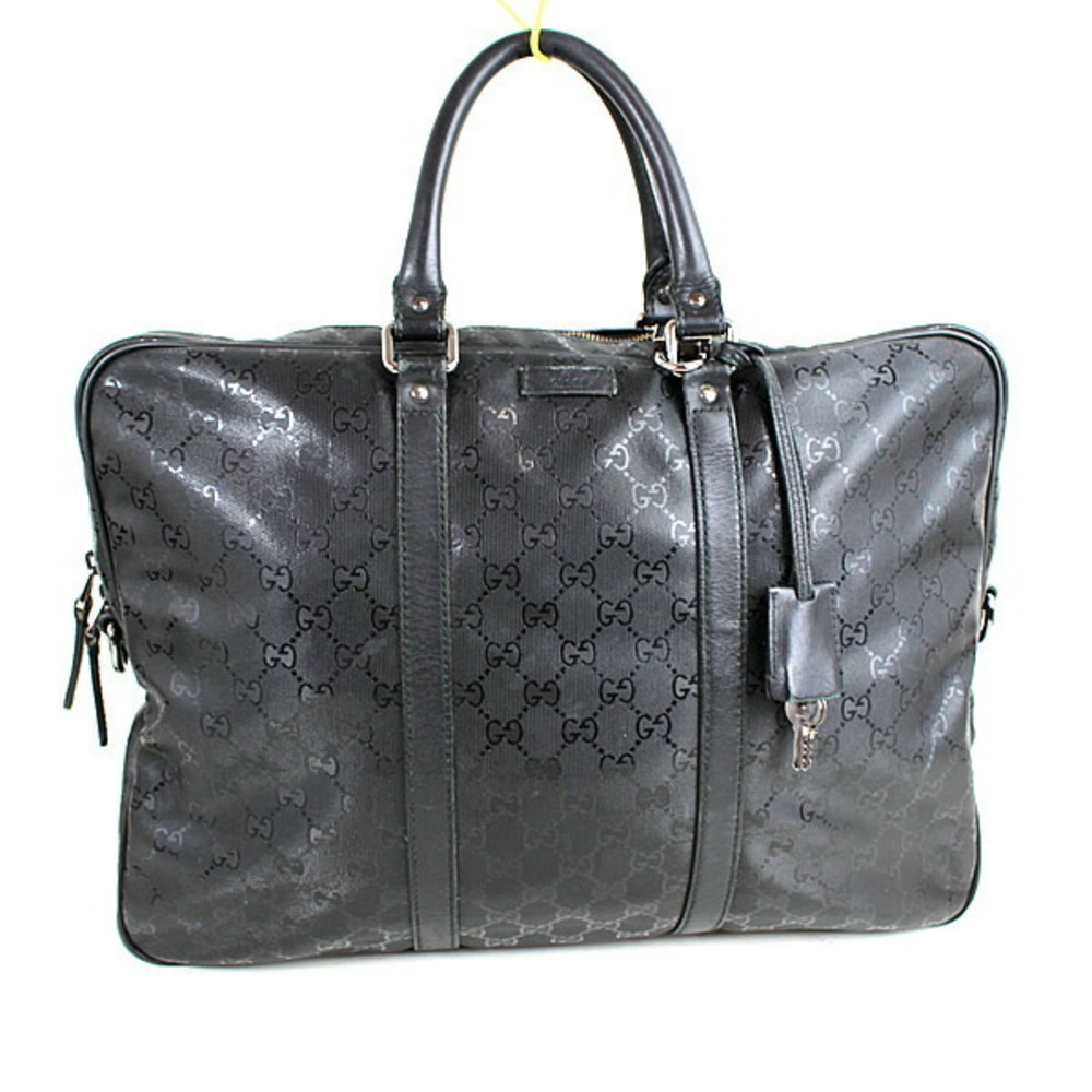 Gucci Document Bag Briefcase Gg Pattern Black - image 1